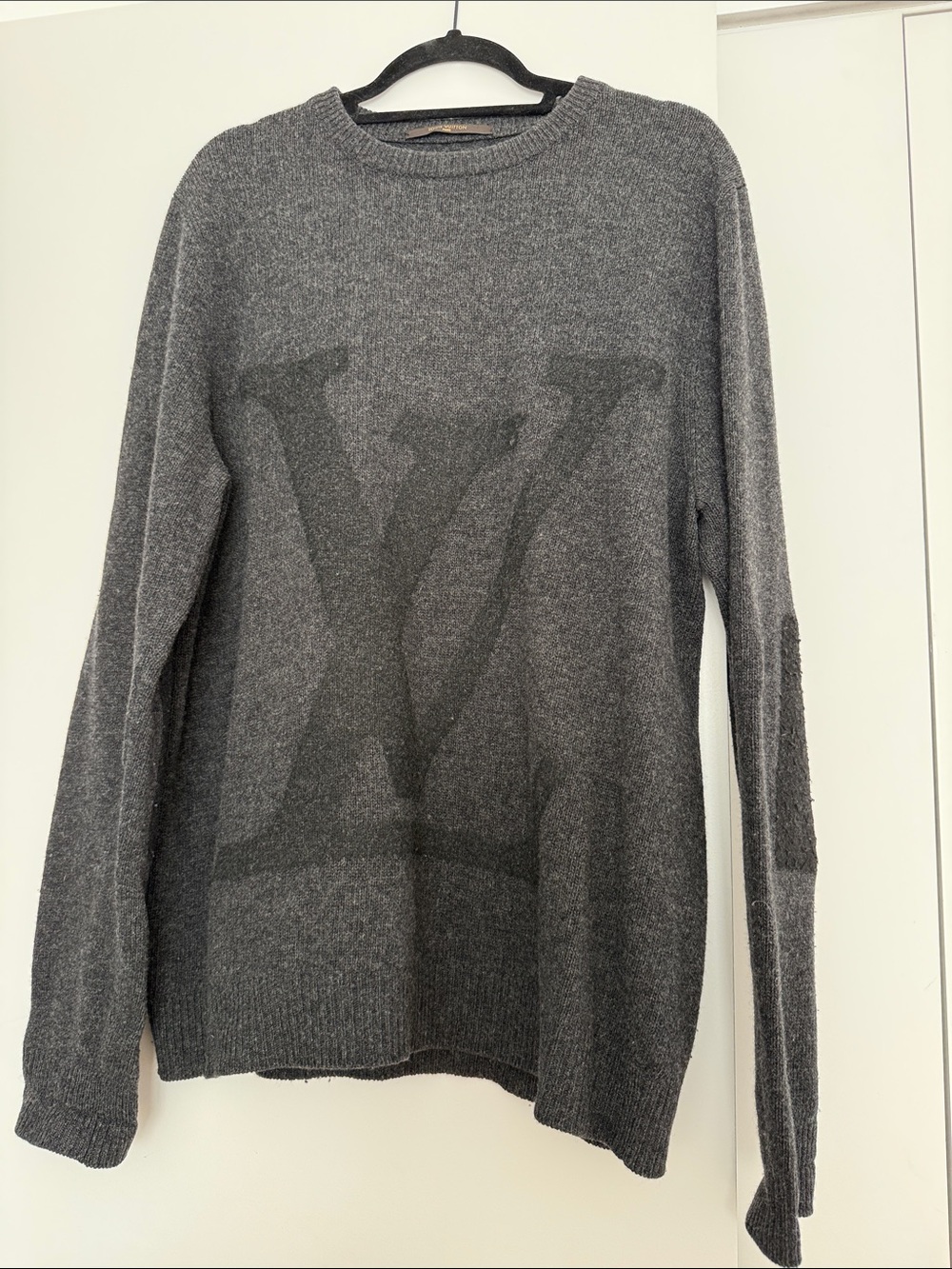 Louis Vuitton Men's Gray Crewneck Sweater